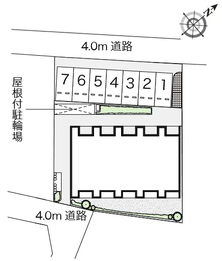 ★手数料０円★碧南市神有町３丁目 月極駐車場